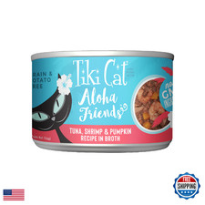 Tiki Pets Tiki Cat Aloha Friends Tuna Moisture Wet Cat Food For All Life Stages