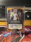 2025 PANINI PRIZM DRAFT PICKS TETAIROA MCMILLAN ORANGE PULSAR ROOKIE AUTO /35