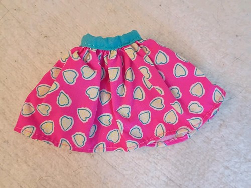 1995 Barbie Fashion Gift Set Pack Pink Blue Hearts Skirt