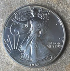 1988 American Silver Eagle Brilliant Uncirculated  99.9% Silver 1 oz Beautiful!
