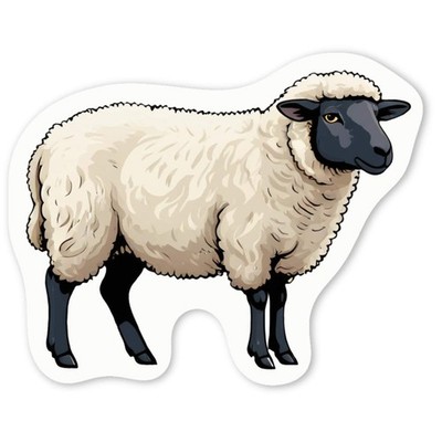 'Suffolk Sheep' Decal Stickers (DW060853)