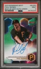 2023 BOWMANS BEST PAUL SKENES BEST OF 2023 AUTO GREEN ROOKIE /99 PSA 9