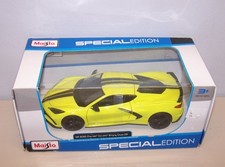 Maisto 2020 Chevrolet Corvette Stingray Coupe Z51 1:24 Yellow NEW Special Ed.