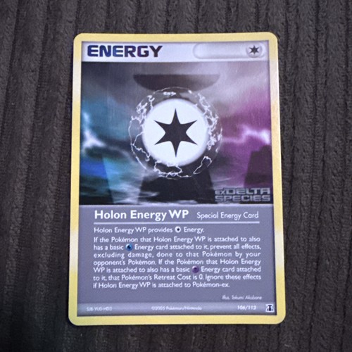 Holon Energy WP - 106/113 - Pokemon Delta Species Reverse Holo Rare LP