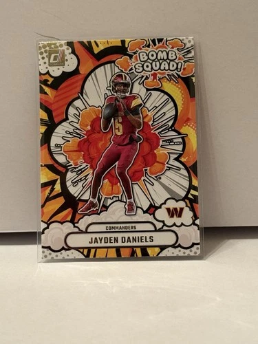 2025 Panini Donruss- Jayden Daniels #BS-JDS Bomb Squad Washington Commanders