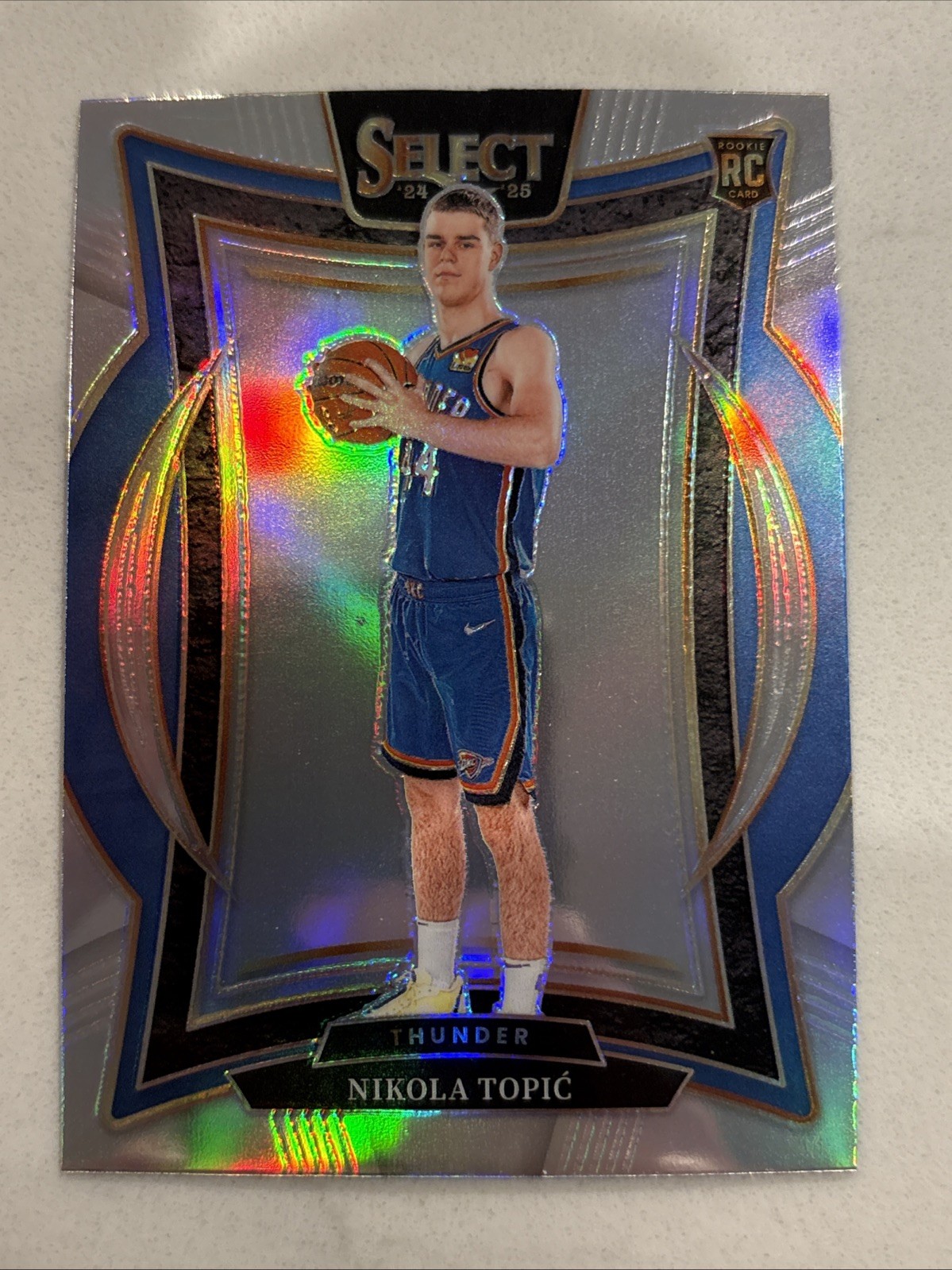2024-25 Panini Select #89 Nikola Topic Silver Prizm Rookie