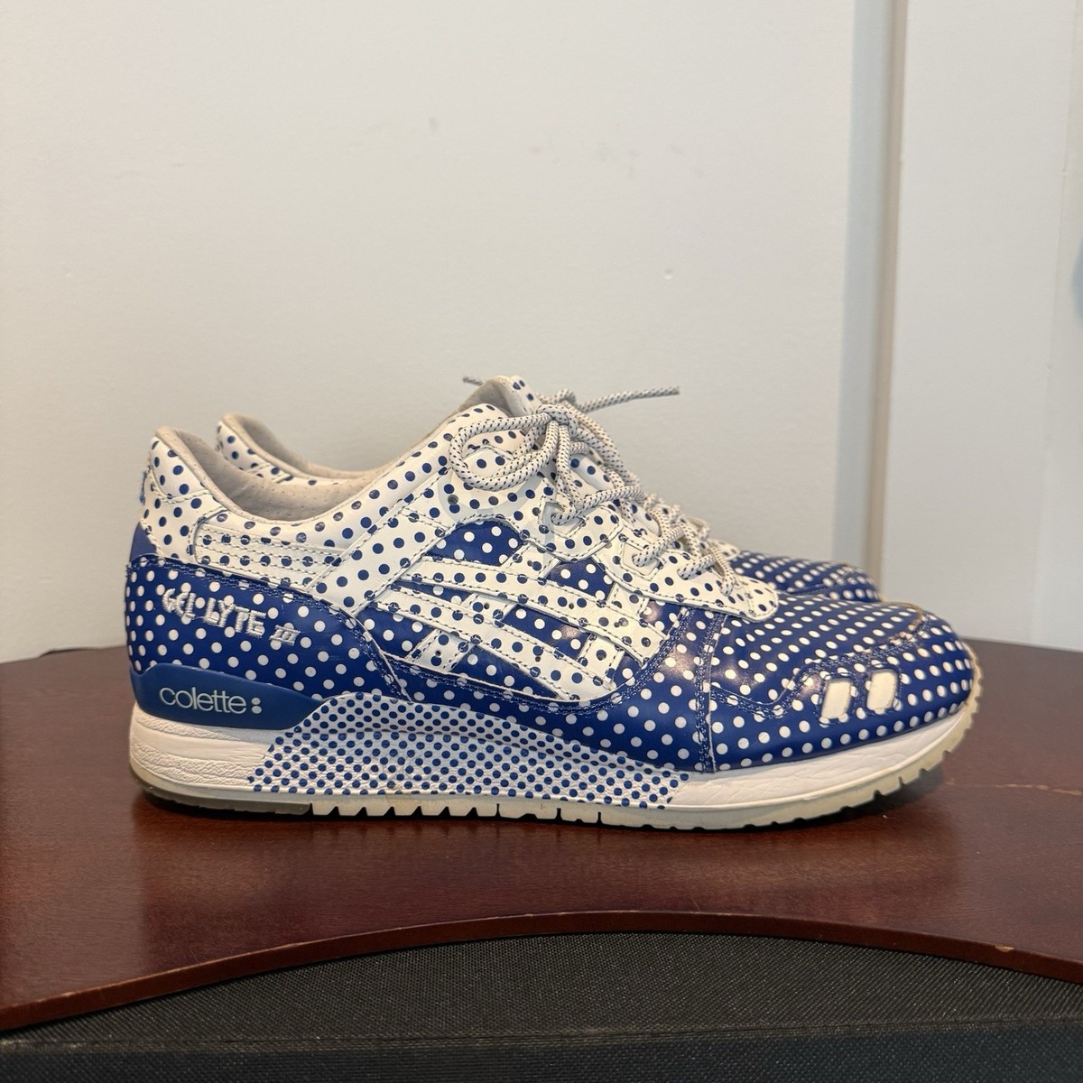 Colette x ASICS Gel Lyte 3 iii Dotty H51QK Men's Size 12 | eBay