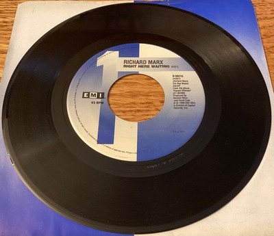 Richard Marx  Right Here Waiting / Wait For The Sunrise'' 7'' 45 rpm record