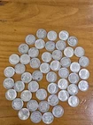 50 Pre-1965 Silver Roosevelt Dimes 90% Silver Mixed Dates & Mint  $5 Face Value