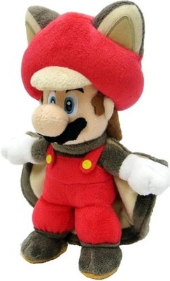Littly Kumpel Fliegen Eichhörnchen Mario 9 '' - Plüschspielzeug - Brandneu