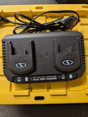 Snow Joe + Sun Joe AUTHENTIC 24VCHRG-DPC IONMAX Dual Port Quick Charger (4 pcs)