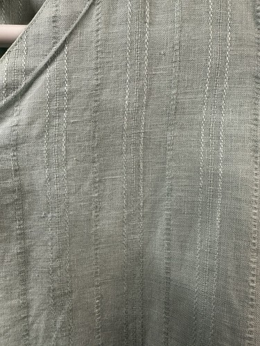 L.L Bean 100% Linen Women’s V Neck Henley Green SZ S Natural Coastal Blouse - Picture 6 of 6