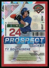 2024 Panini Prospect Edition #140 Ty Southisene Red Ice Holo