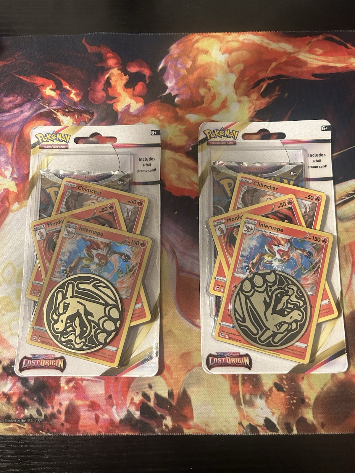 Pokemon: Infernape Lost Orgin Checklane Blister [set Of 2]