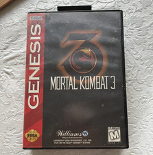 Williams Mortal Kombat 3 Sega Genesis w/ Manual, M Rated NTSC-U/C 1995