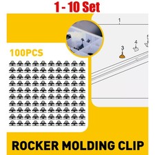 100-1000pcs Nylon Trim Clips Fender Flare Rocker Moulding Retainer Fit 9mm Hole 100-1000pcs Nylon Trim Clips Fender Flare Rocker Moulding Retainer Fit 9mm Hole