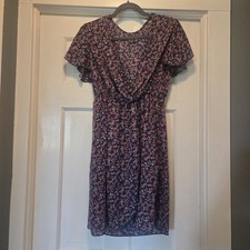 Shein Floral Print Size Medium Women's Mini Dress Flutter Sleeve