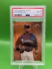 1995 Flair Hot Gloves # Ken Griffey Jr, (HOF) Mariners, Reds PSA 8