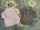 Crewcuts Red Plaid Stripe Nightgown Ruffle Christmas Holiday Girls Sz 11 Bundle