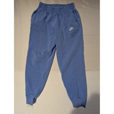 Nike Boys XL Blue Club Fleece Sweatpants Joggers Elastic Waist Logo