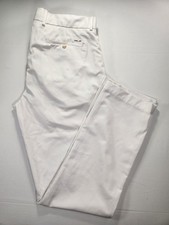 RLX Ralph Lauren Golf Pants 34 White Tailored Fit Chino Performance