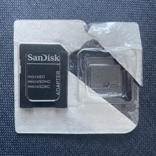 Sandisk MICRO SD Card Adapter SDHC MEMORY CARD ADAPTER CONVERTITORE