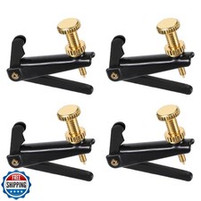 4PCS Violin Fine Tuners for 4/4-3/4 Violin, Violin Tuner Metal String Adjuste