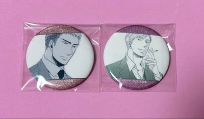 Yoneda Kou The singing bird does not fly original Koma Glitter tin badge  