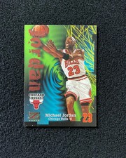 1997-98 Skybox NBA Michael Jordan Z Force #23 Chicago Bulls IO25