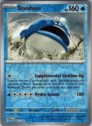 Dondozo 055/182 Paradox Rift Reverse Holo Uncommon