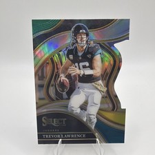 TREVOR LAWRENCE 2023 SELECT CLUB LEVEL BLACK GREEN PRIZM DIE CUT JAGUARS 