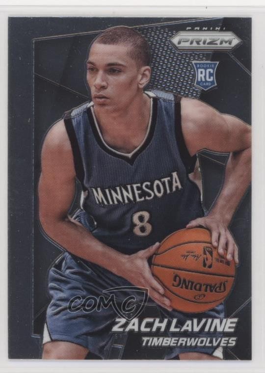 2014-15 Panini Prizm Zach LaVine #262 18jt