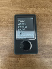 Microsoft Zune 30 Black 30 GB Digital Media Player with box and extras