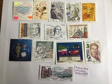France 2016, lot de 13 timbres différents entre YT 5024 et 5043