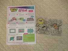 Shrinky Dinks Mini Artist Coloring Artwork Instructions 2016
