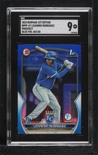 2023 Bowman 1st Edition Blue Foil 40/150 Lizandro Rodriguez SGC 9 MINT 0e6p