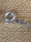 Vintage Italy Sterling Silver 9-3/4" Bar & Bead Chain Link Anklet - 2 Grams — photo 5