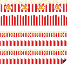 24Pcs Back to School Magnetic Borders for Classroom Whiteboard, Popcorn Magnetic