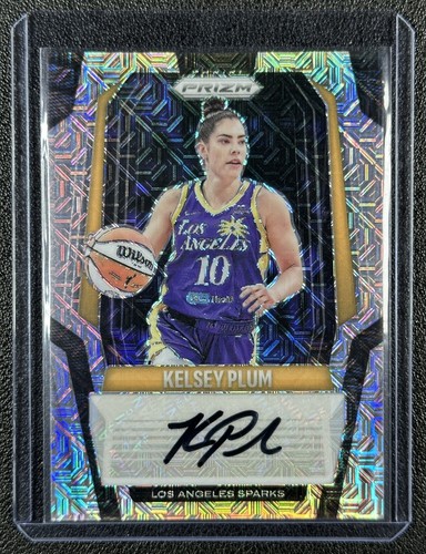 KELSEY PLUM 2025 PANINI WNBA PRIZM #SG-KP AUTO MOJO 24/25 SPARKS
