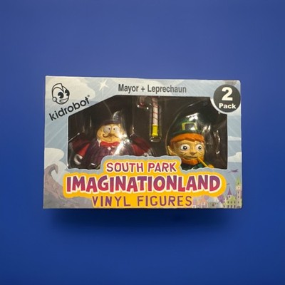 South Park 3'' Vinyl Figure Imagination Land 2 Pack Mayor and Leprechaun Kidrobot
