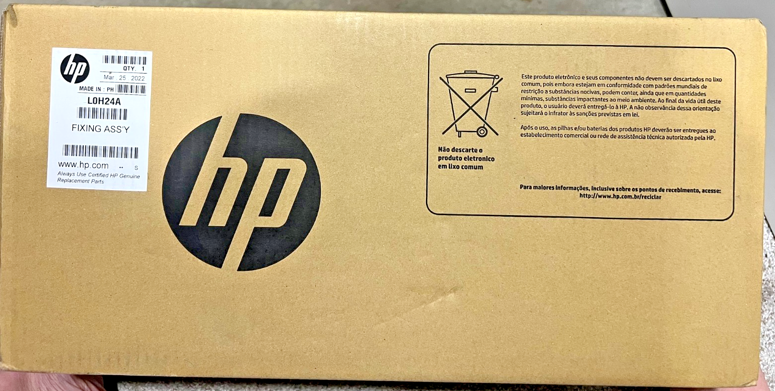 HP LaserJet 110V Maintenance Kit L0H24A HEWL0H24A 2022 Model-image