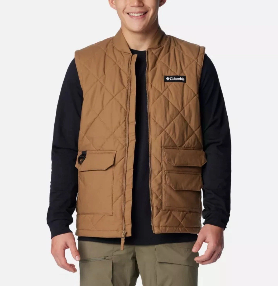 NEW Columbia Men's Rad Padded Vest Beige Size XXL Work Outdoorsman Hunting NWT