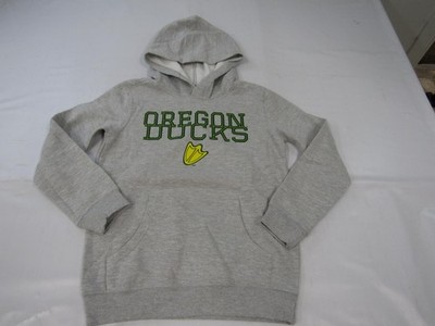 New University of Oregon Ducks YOUTH Sizes M (10/12) - XL (18) Gray Hoodie