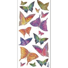 Violette Stickers Watercolor Butterflies Sticker Sheet Colorful Butterfly Crafts