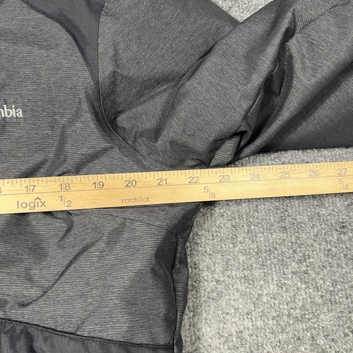 Columbia Jacket Womens XL Black Omni-Tech Omni-Heat Hooded Waterproof Parka Coat - Picture 10 of 13