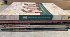 7 Vintage Scrapbooking Idea Books Lot Baby Girl 3D Embellishments Layouts