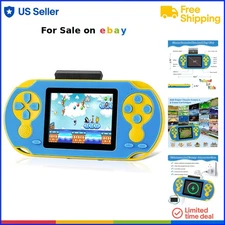 Kids Handheld Game Console Plastic 230 Games 3 Inch HD Screen Rechargeable