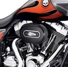 Screamin Eagle Gloss Black Ventilator Air Cleaner Breather Harley 09 16 Touring