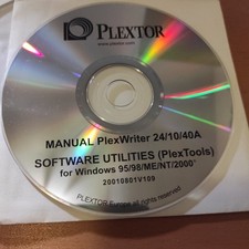 Plextor Software Utilities PlexTools 1.09 Drivers Cd