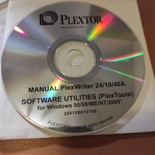 Plextor Software Utilities PlexTools 1.09 Drivers Cd